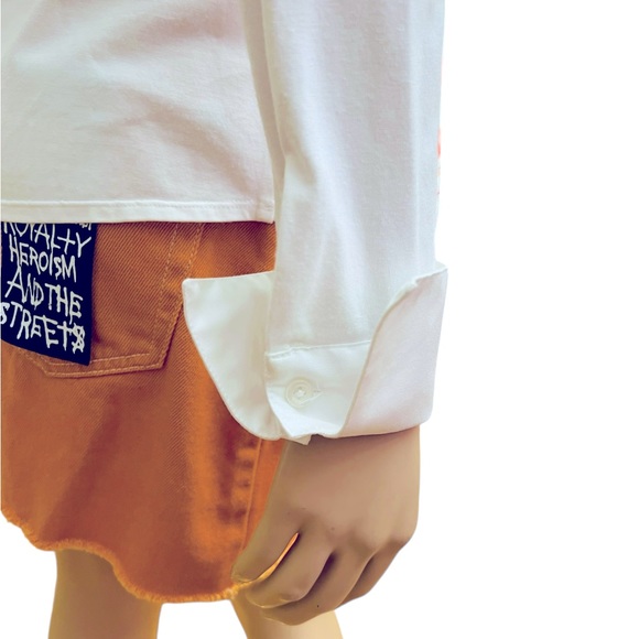 Anatomie Top Button Up Shirt Blouse Size Small  Buttoned Cuffs New with out tag - Picture 3 of 8